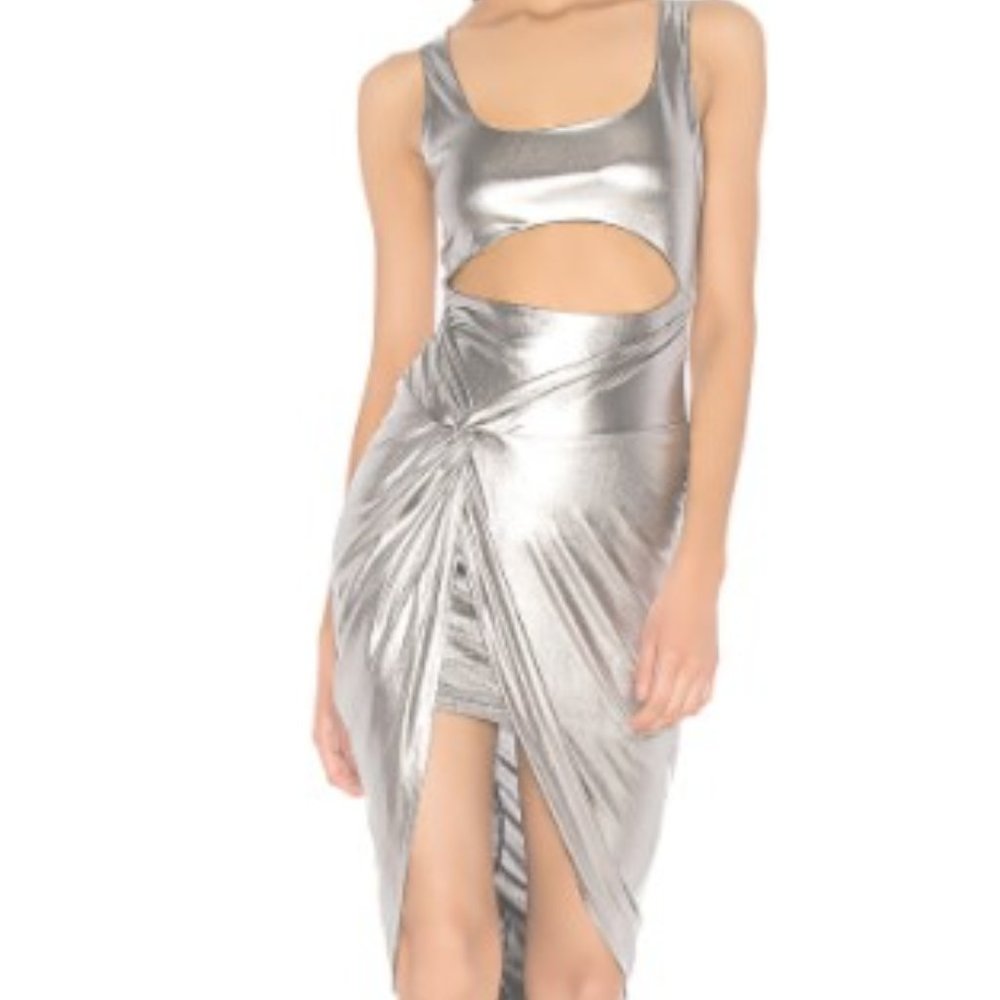 Jamia Twist Front Maxi Dress